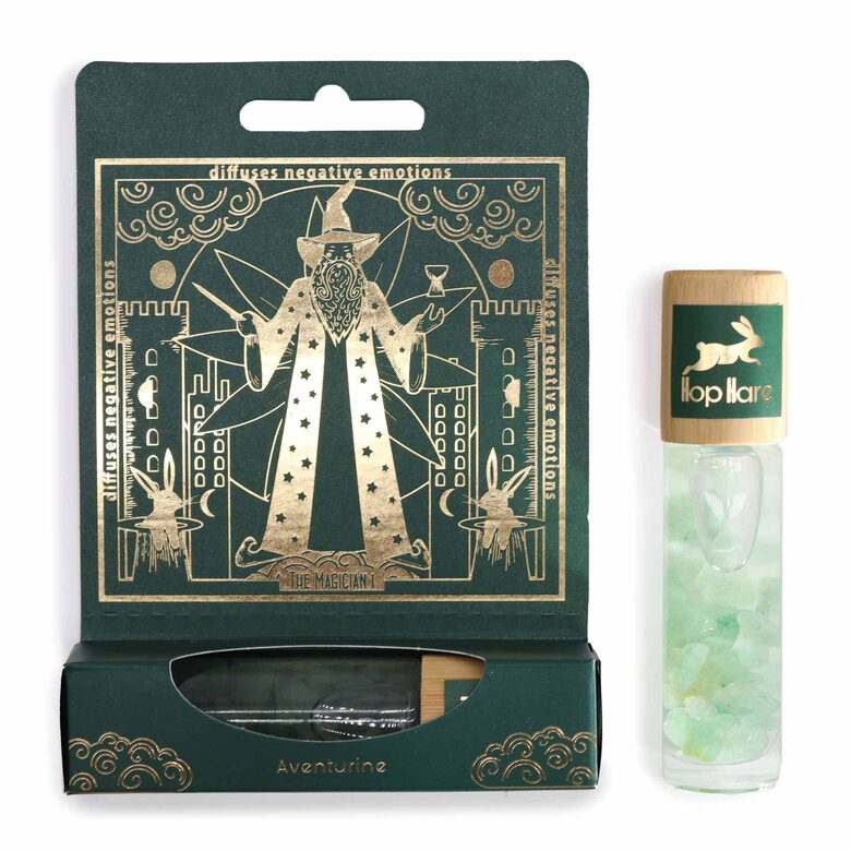 Ēterisko eļļu un Zaļā Avanturīna THE MAGICIAN rullītis 10ml